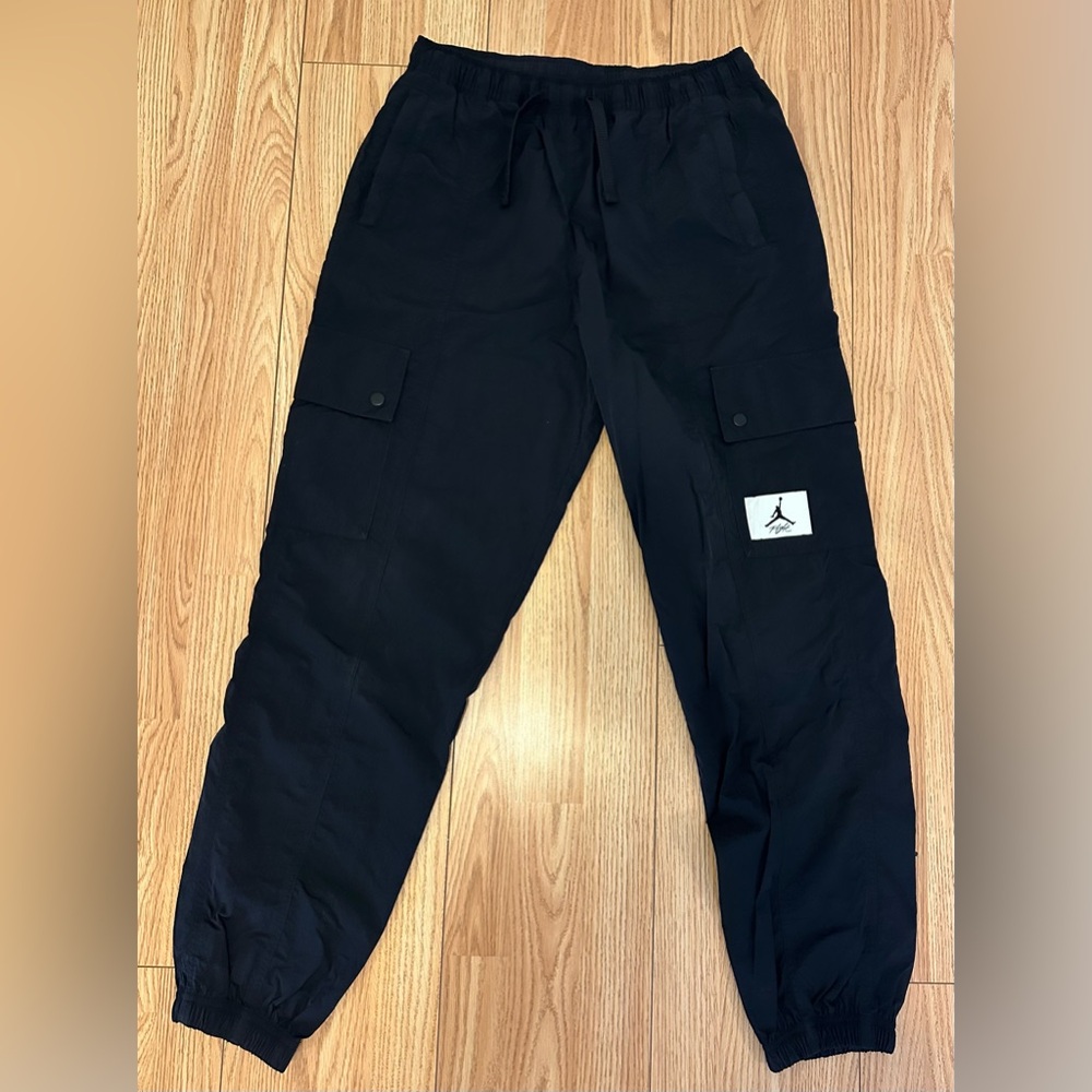 Jordan Black Cargo Trousers
